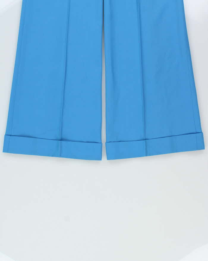 DSWT Vintage 1970s Di Lusso Premiere Italy Women's High Waisted Bell Bottom Flared Trousers - W28 L32