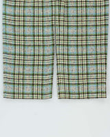 Vintage 1960s Women's Wool Tartan High Waisted Wide Leg Trousers - W25 L27