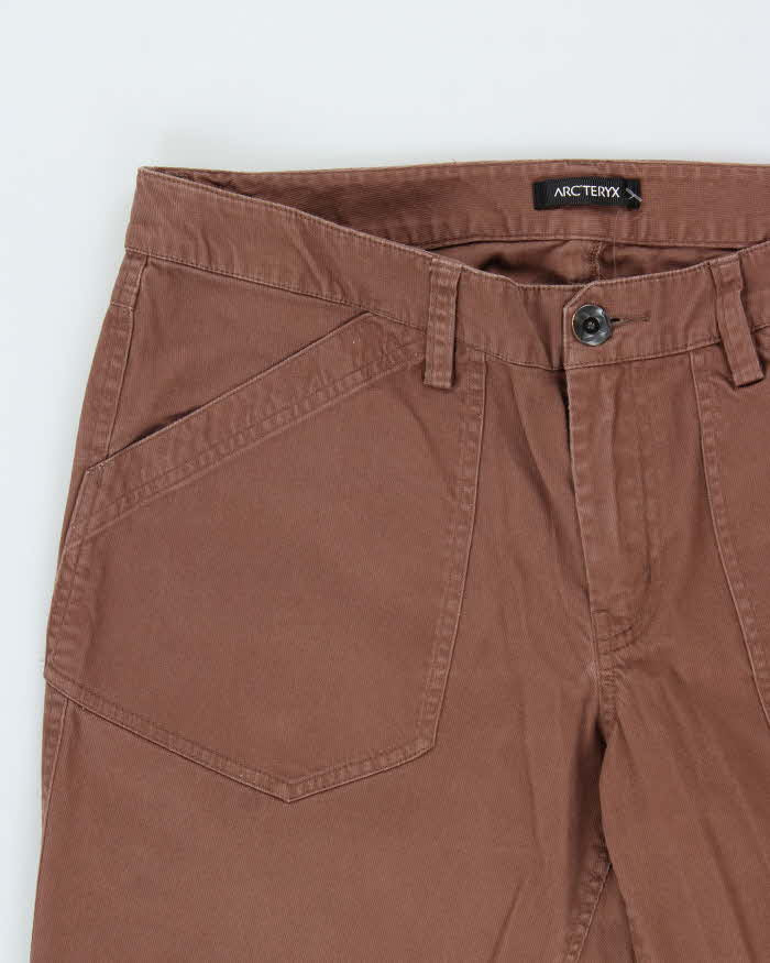 Arc'teryx 'Murrin Pant' Women's Canvas Slim Tapered Trousers - W33 L30