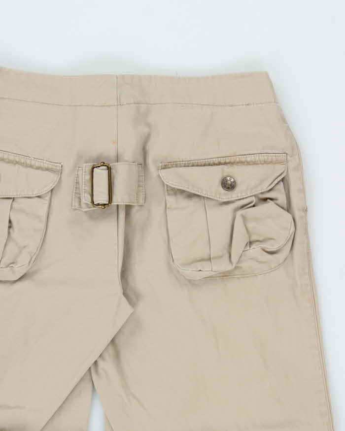 Vintage Y2K 00s Sirens Women's Low Rise Multi Pocket Bootcut Cargo Trousers - W25 L32