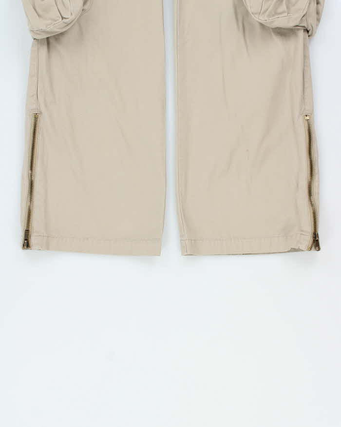 Vintage Y2K 00s Sirens Women's Low Rise Multi Pocket Bootcut Cargo Trousers - W25 L32