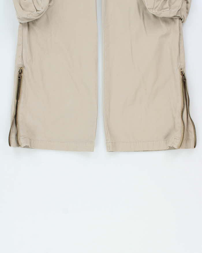 Vintage Y2K 00s Sirens Women's Low Rise Multi Pocket Bootcut Cargo Trousers - W25 L32