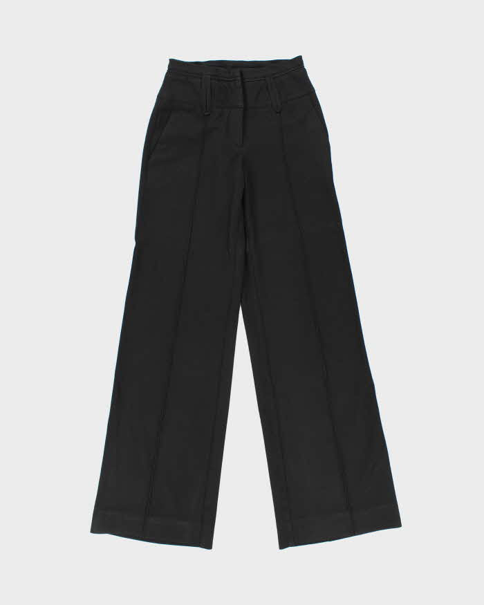 Vintage Y2K 00s Le Chateau Women's Mid Waist Flared Trousers - W24 L32