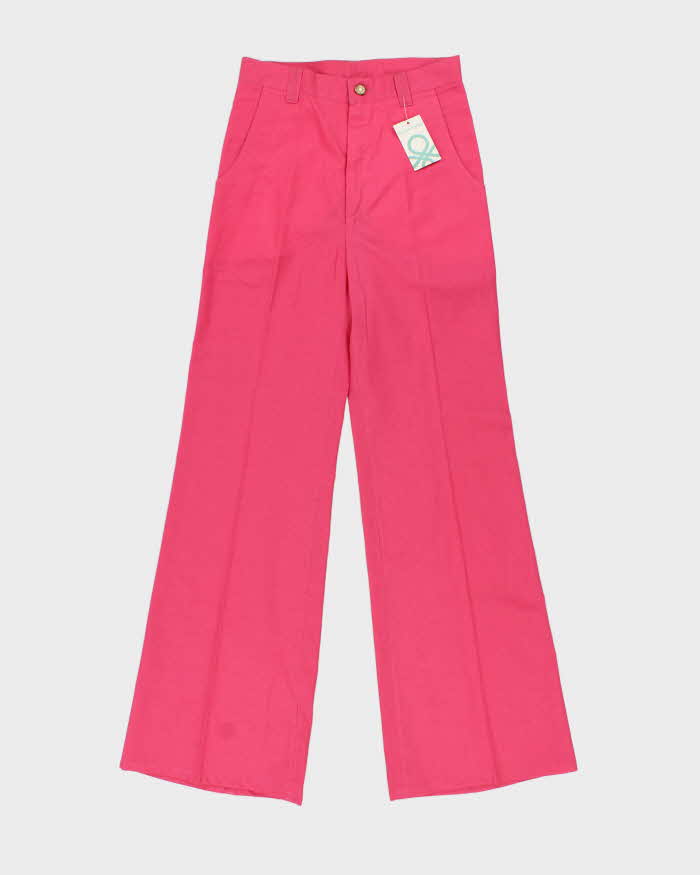 DSWT 1970s Jeans West High Waisted Bell Bottoms Trousers - W27 L32