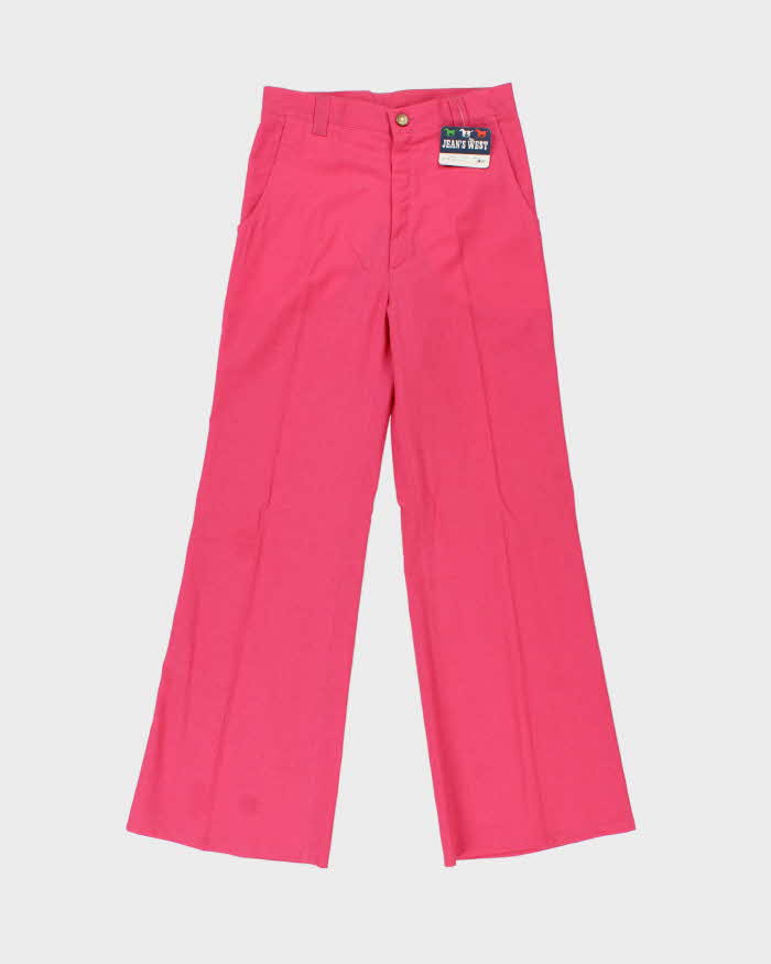 DSWT 1970s Jeans West High Waisted Bell Bottoms Trousers - W28 L30