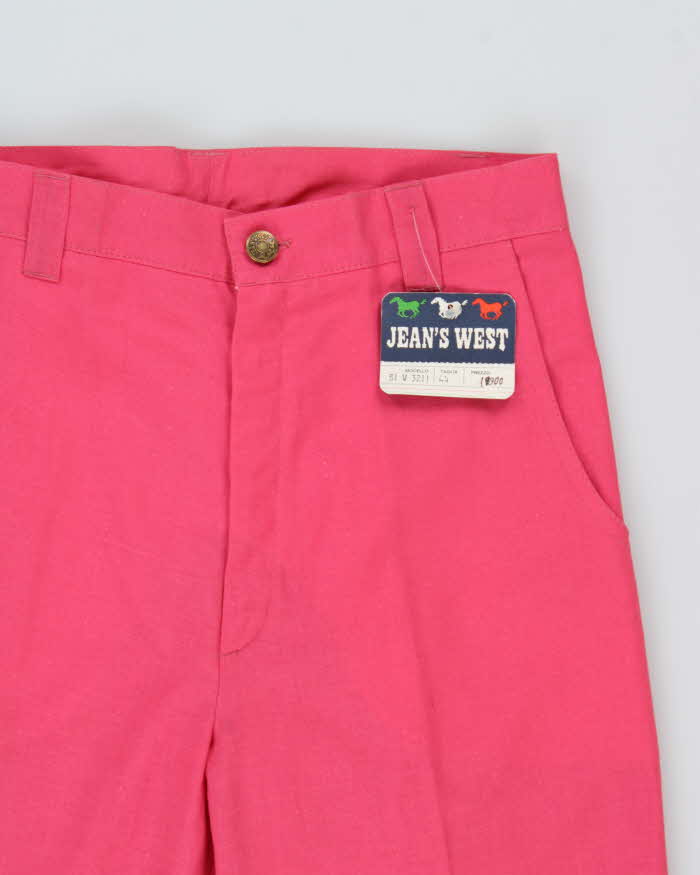 DSWT 1970s Jeans West High Waisted Bell Bottoms Trousers - W28 L30