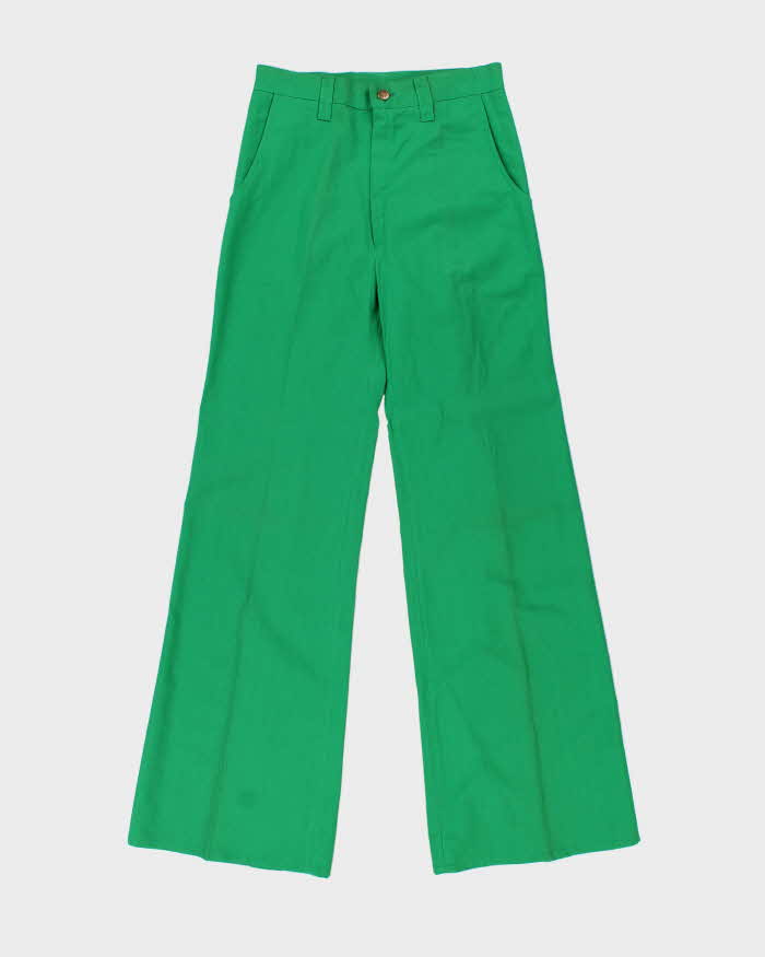 DSWT 1970s Jeans West High Waisted Bell Bottoms Trousers - W28 L32
