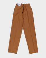 DSWT 1980s Jeans West Paperbag High Waisted Trousers - W28 L32