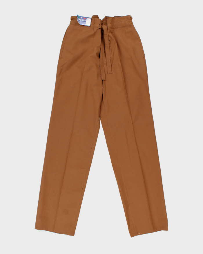 DSWT 1980s Jeans West Paperbag High Waisted Trousers - W28 L32