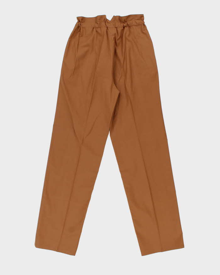 DSWT 1980s Jeans West Paperbag High Waisted Trousers - W28 L32