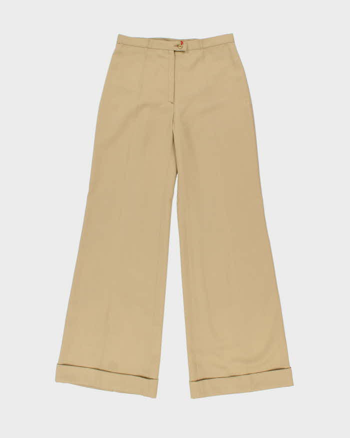 DSWT Vintage 1970s Di Lusso Premiere Italy Women's High Waisted Bell Bottom Flared Trousers - W29 L32