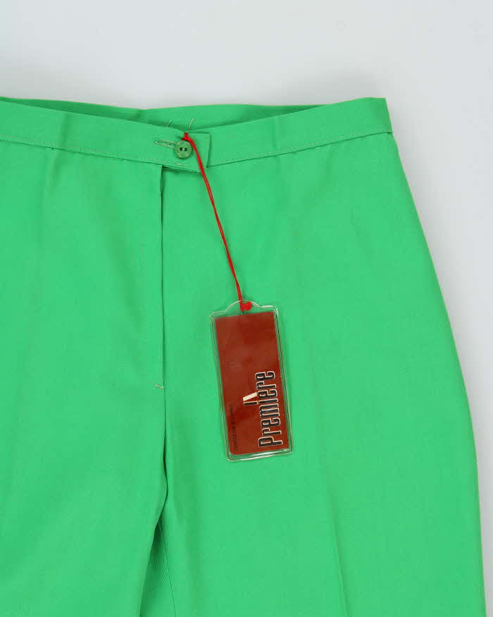 DSWT Vintage 1970s Di Lusso Premiere Italy Women's High Waisted Bell Bottom Flared Trousers - W27 L30