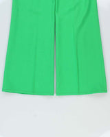 DSWT Vintage 1970s Di Lusso Premiere Italy Women's High Waisted Bell Bottom Flared Trousers - W27 L30