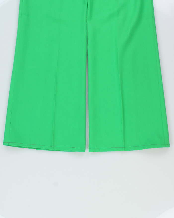 DSWT Vintage 1970s Di Lusso Premiere Italy Women's High Waisted Bell Bottom Flared Trousers - W27 L30