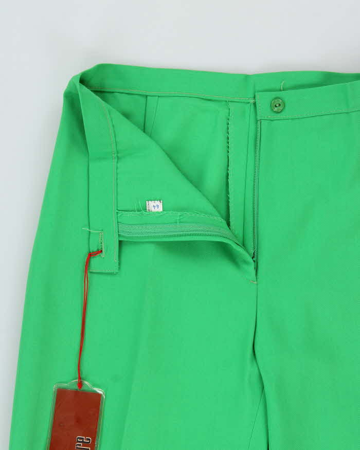 DSWT Vintage 1970s Di Lusso Premiere Italy Women's High Waisted Bell Bottom Flared Trousers - W27 L30