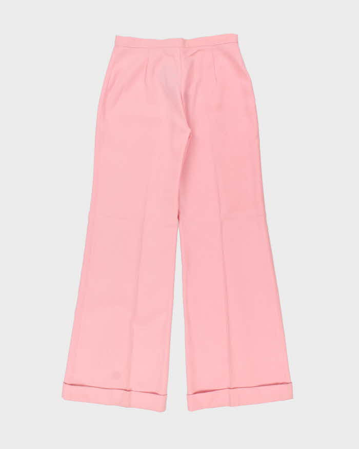 DSWT Vintage 1970s Di Lusso Premiere Italy Women's High Waisted Bell Bottom Flared Trousers - W30 L32