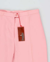 DSWT Vintage 1970s Di Lusso Premiere Italy Women's High Waisted Bell Bottom Flared Trousers - W30 L32