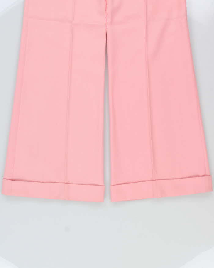 DSWT Vintage 1970s Di Lusso Premiere Italy Women's High Waisted Bell Bottom Flared Trousers - W30 L32