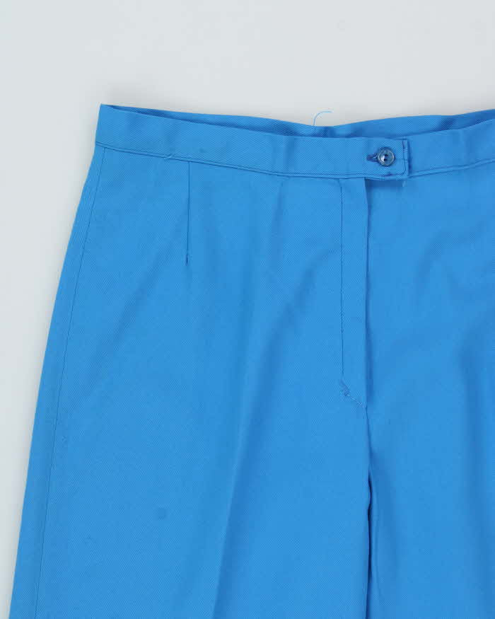 Deadstock 1970s Di Lusso Premiere Italy Women's High Waisted Bell Bottom Flared Trousers - W29 L32