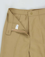 Deadstock 1970s Di Lusso Premiere Italy Women's High Waisted Bell Bottom Flared Trousers - W28 L32