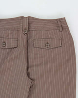 Vintage Y2k 00s Reitmans Pin Stripe Lightweight Trousers - W31 L28