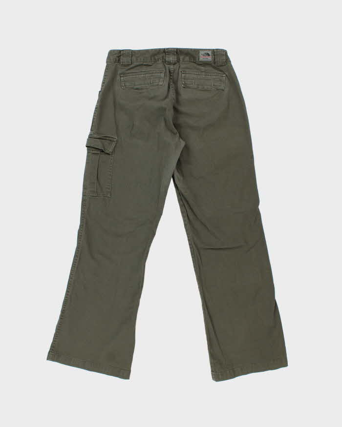 Vintage Y2K 00s The North Face A5 Series Women's Khaki Mid Rise Bootcut Canvas Cargo Trousers - W28 L30