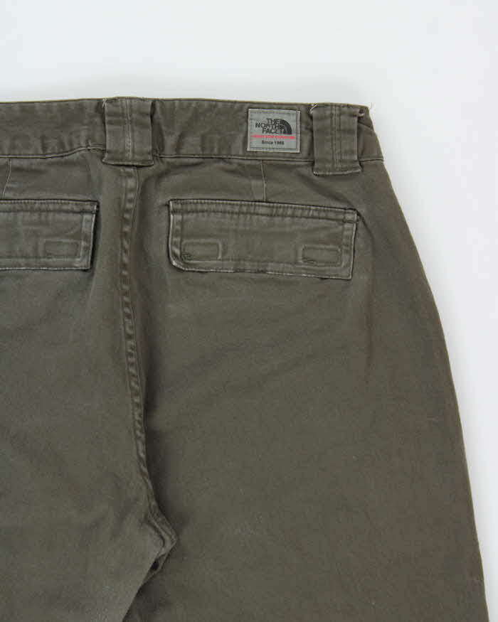 Vintage Y2K 00s The North Face A5 Series Women's Khaki Mid Rise Bootcut Canvas Cargo Trousers - W28 L30