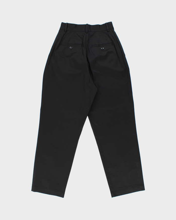Moussy High Waisted Double Pleated Women's Loose Fit Trousers - W24 L27