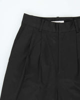 Moussy High Waisted Double Pleated Women's Loose Fit Trousers - W24 L27