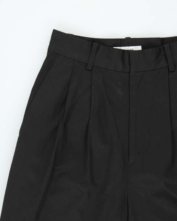 Moussy High Waisted Double Pleated Women's Loose Fit Trousers - W24 L27