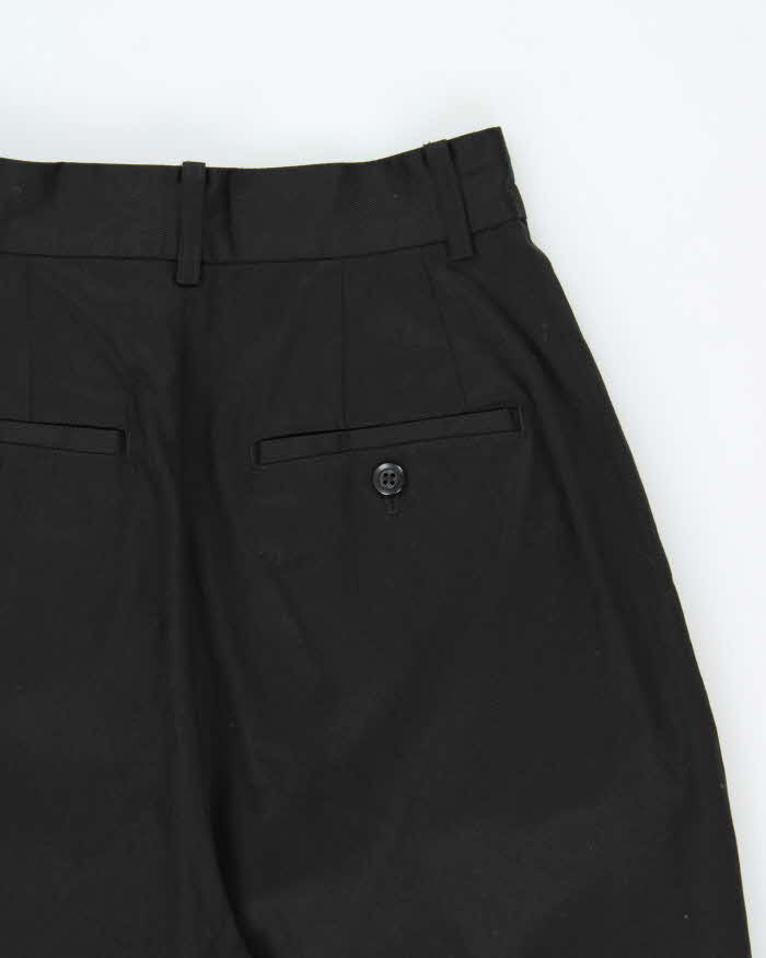Moussy High Waisted Double Pleated Women's Loose Fit Trousers - W24 L27
