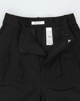Moussy High Waisted Double Pleated Women's Loose Fit Trousers - W24 L27