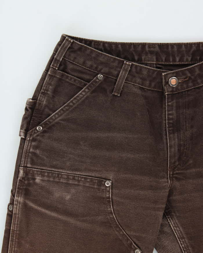 Vintage Carhartt WB316 DKB Women's Distressed Double Knee Easy Original Fit Carpenter Trousers - W28 L29
