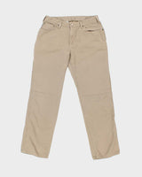 Vintage 2007 Y2K Carhartt B159 GKH Women's Khaki Loose Fit Carpenter Trousers - W32 L32