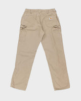 Vintage 2007 Y2K Carhartt B159 GKH Women's Khaki Loose Fit Carpenter Trousers - W32 L32
