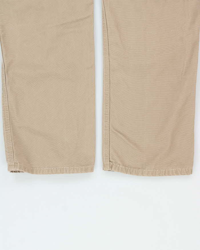 Vintage 2007 Y2K Carhartt B159 GKH Women's Khaki Loose Fit Carpenter Trousers - W32 L32