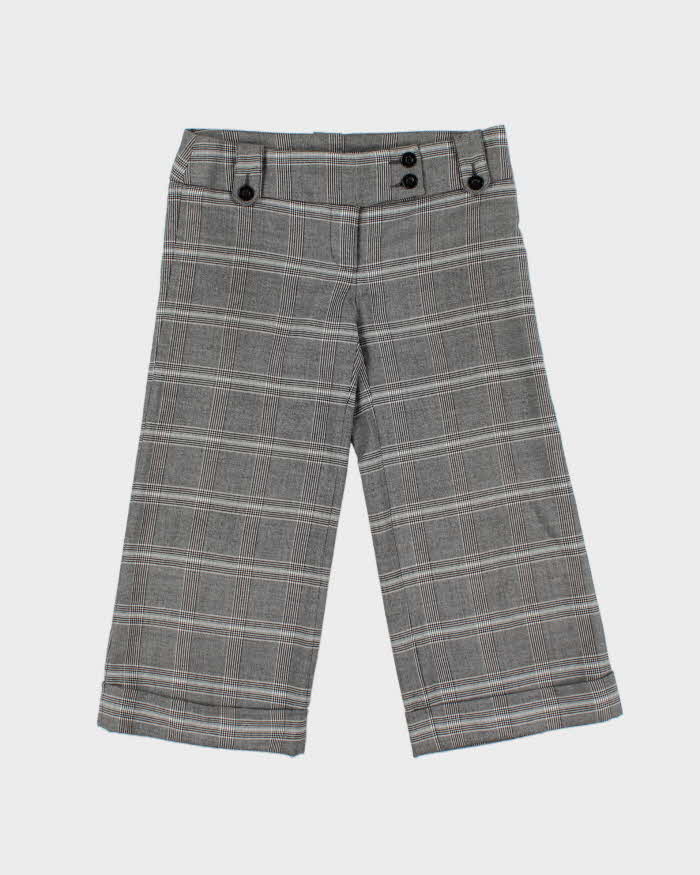 Vintage Y2k 2000s Dynamite Checked Capri Trousers - S