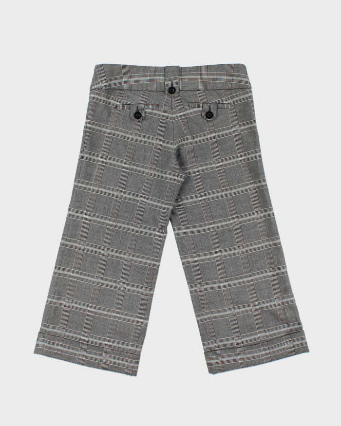 Vintage Y2k 2000s Dynamite Checked Capri Trousers - S