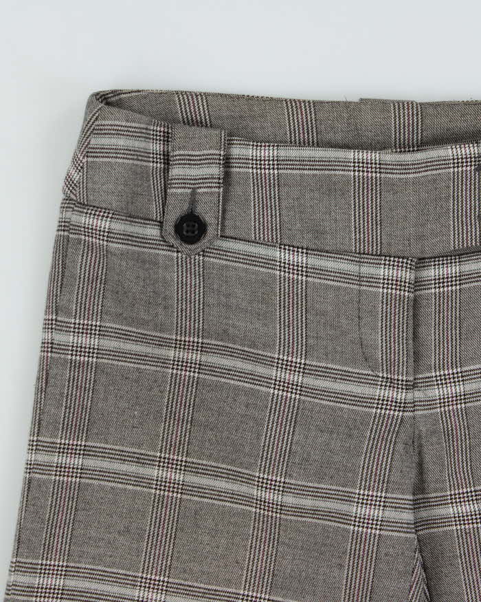 Vintage Y2k 2000s Dynamite Checked Capri Trousers - S