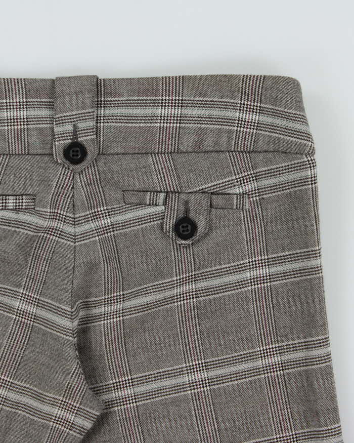 Vintage Y2k 2000s Dynamite Checked Capri Trousers - S