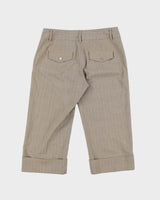 Vintage Y2k 2000s RW&amp;Co Checked Capri Trousers - S