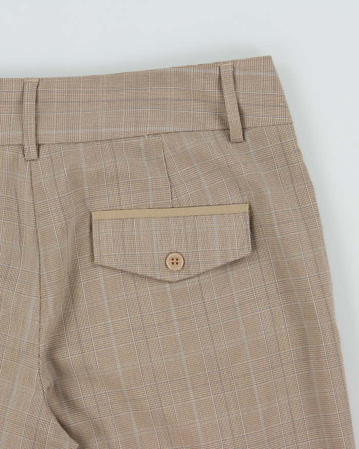 Vintage Y2k 2000s RW&Co Checked Capri Trousers - S