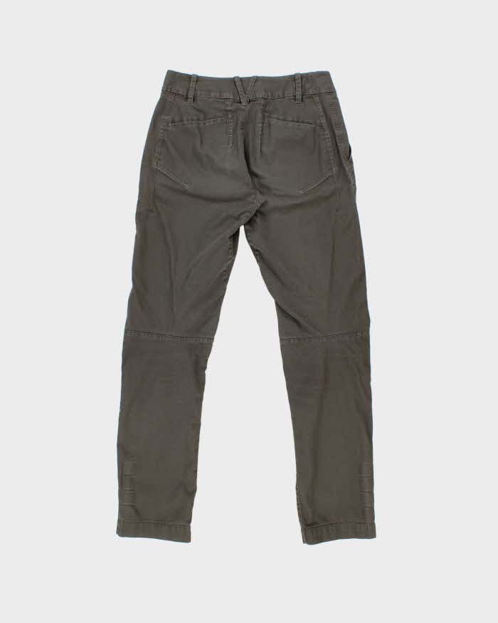 Vintage Arc'teryx Women's Khaki Low-Rise Trim Fit Canvas Hiking Trousers - W28 L30
