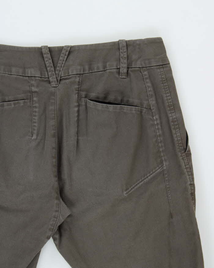 Vintage Arc'teryx Women's Khaki Low-Rise Trim Fit Canvas Hiking Trousers - W28 L30