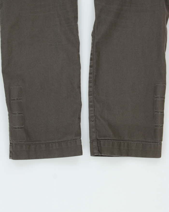 Vintage Arc'teryx Women's Khaki Low-Rise Trim Fit Canvas Hiking Trousers - W28 L30