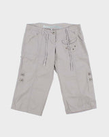 Vintage Y2k 2000s Armor Jeans Cargo Capri Trousers - W32