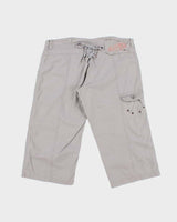 Vintage Y2k 2000s Armor Jeans Cargo Capri Trousers - W32