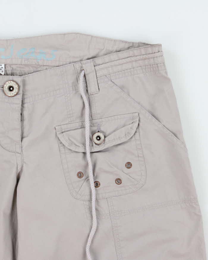 Vintage Y2k 2000s Armor Jeans Cargo Capri Trousers - W32