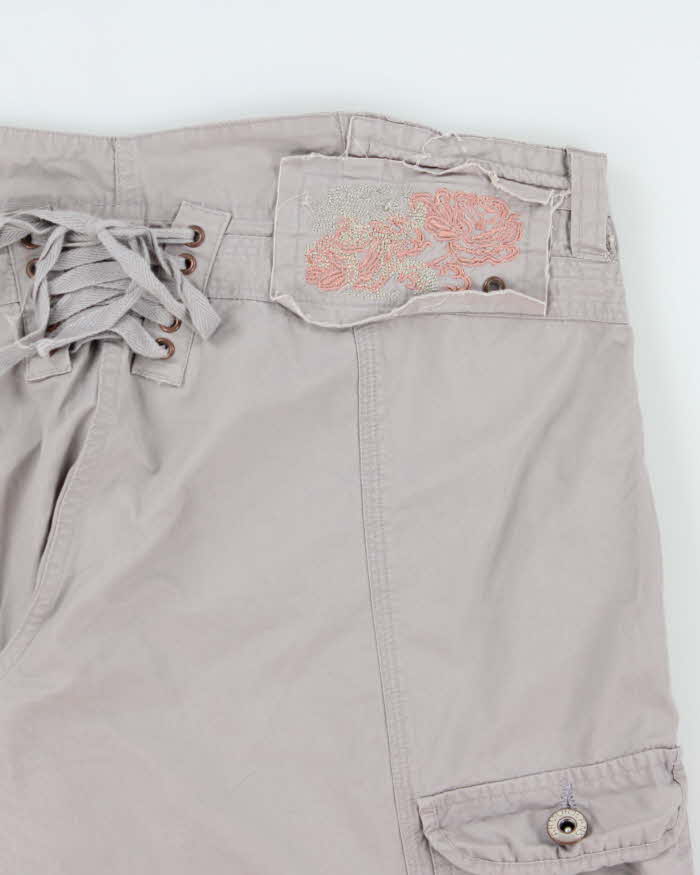 Vintage Y2k 2000s Armor Jeans Cargo Capri Trousers - W32