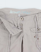 Vintage Y2k 2000s Armor Jeans Cargo Capri Trousers - W32